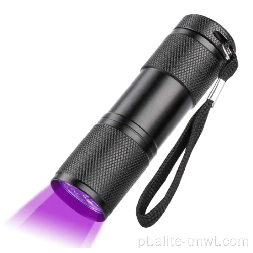 9LED Powful Mini Emergency UV Lanterna Cão